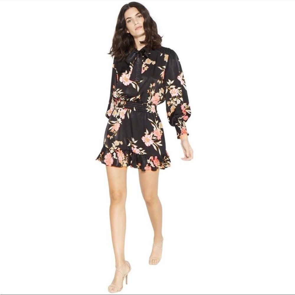 Misa Los Angeles Iyana Dress Black / Pink Size S